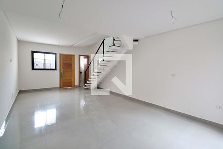 Sala de casa à venda com 3 quartos, 129m² em Vila Curuca, Santo André