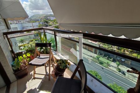 Varanda da Sala de apartamento à venda com 3 quartos, 81m² em Pechincha, Rio de Janeiro