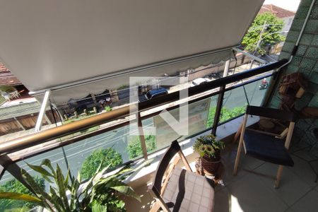 Varanda da Sala de apartamento à venda com 3 quartos, 81m² em Pechincha, Rio de Janeiro