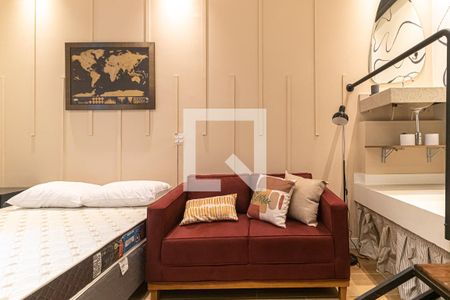 Sala/Quarto de apartamento para alugar com 1 quarto, 25m² em Perdizes, São Paulo