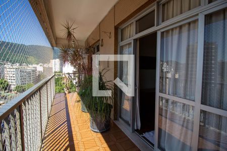 Varanda da Sala de apartamento para alugar com 3 quartos, 110m² em Maracanã, Rio de Janeiro