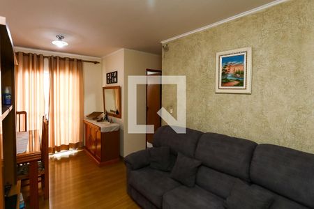 Sala  de apartamento à venda com 2 quartos, 58m² em Chácara Agrindus, Taboão da Serra