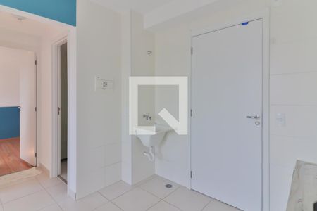 Sala / Cozinha / Lavanderia de apartamento à venda com 2 quartos, 32m² em Jardim Celeste, São Paulo