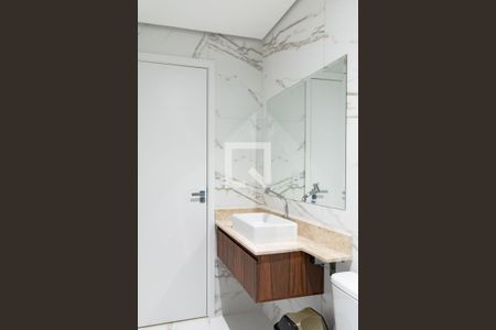 Banheiro de apartamento para alugar com 1 quarto, 25m² em Vila Olímpia, São Paulo