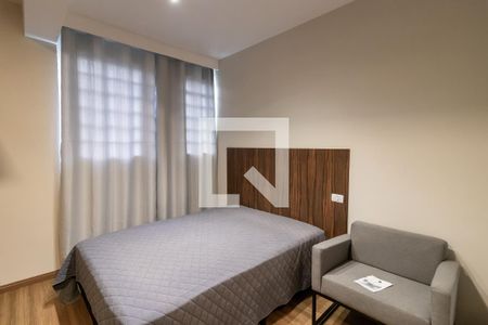 Sala, Quarto e Cozinha de kitnet/studio para alugar com 1 quarto, 18m² em Vila Olímpia, São Paulo