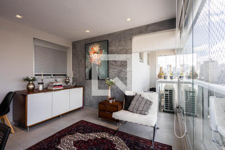 Varanda da Sala de apartamento para alugar com 3 quartos, 121m² em Pinheiros, São Paulo