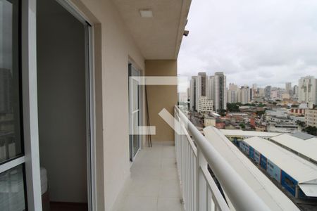 Sacada da sala de apartamento para alugar com 1 quarto, 28m² em Barra Funda , São Paulo