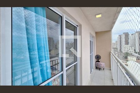 Varanda da Sala\Cozinha de apartamento para alugar com 1 quarto, 28m² em Barra Funda , São Paulo