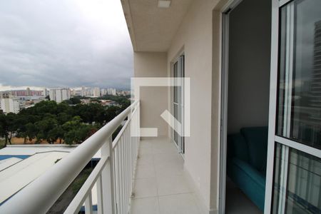 Sacada da sala de apartamento para alugar com 1 quarto, 28m² em Barra Funda , São Paulo