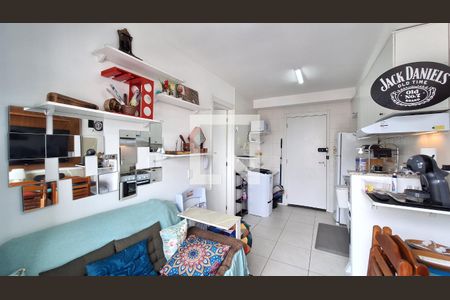 Sala\Cozinha de apartamento para alugar com 1 quarto, 28m² em Barra Funda , São Paulo