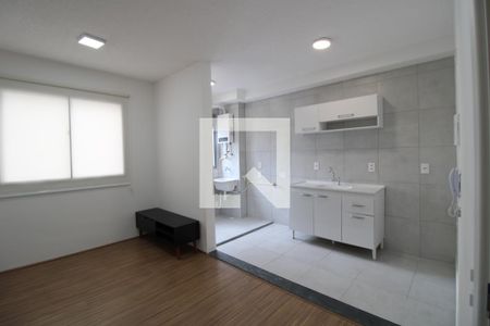 Sala e Cozinha de apartamento para alugar com 1 quarto, 30m² em Várzea da Barra Funda, São Paulo