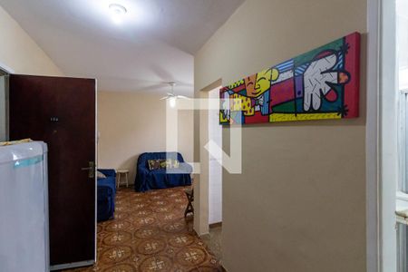 Sala de apartamento para alugar com 1 quarto, 60m² em Ocian, Praia Grande