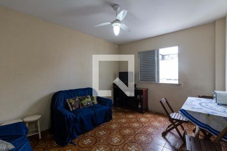 Sala de apartamento para alugar com 1 quarto, 60m² em Ocian, Praia Grande