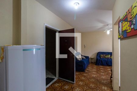 Sala de apartamento para alugar com 1 quarto, 60m² em Ocian, Praia Grande