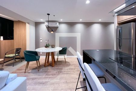 Sala de apartamento para alugar com 1 quarto, 50m² em Vila Olímpia, São Paulo