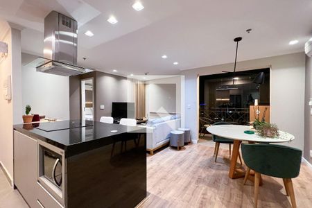 Sala de apartamento para alugar com 1 quarto, 50m² em Vila Olímpia, São Paulo