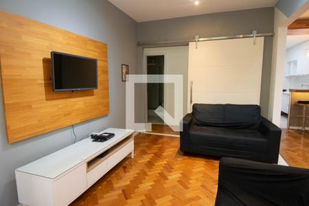 Sala de TV ( Revertido) de apartamento para alugar com 3 quartos, 105m² em Copacabana, Rio de Janeiro