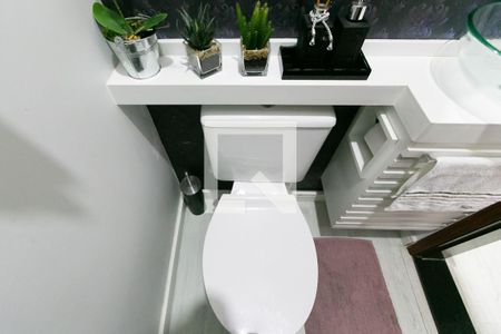 Detalhe - Lavabo de casa de condomínio à venda com 3 quartos, 80m² em Vila Carmosina, São Paulo