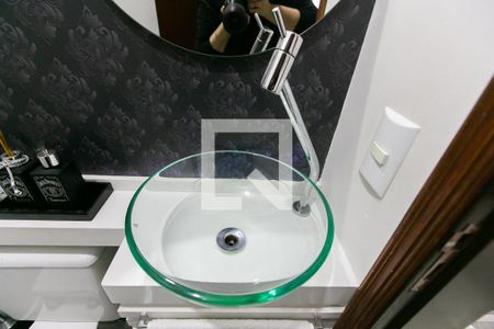 Detalhe - Lavabo de casa de condomínio à venda com 3 quartos, 80m² em Vila Carmosina, São Paulo