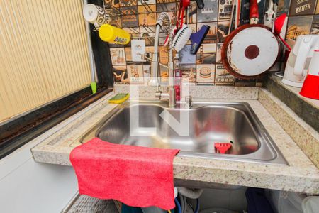 Sala e Cozinha de kitnet/studio para alugar com 1 quarto, 39m² em Shcgn, Brasília