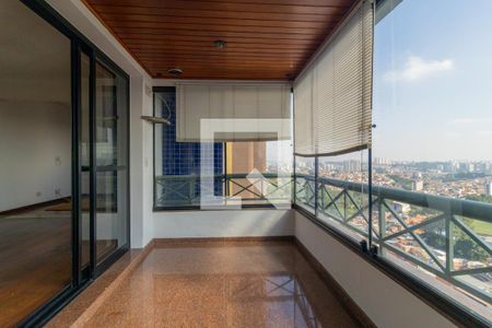 Varanda da Sala de apartamento à venda com 3 quartos, 140m² em Fazenda Morumbi, São Paulo