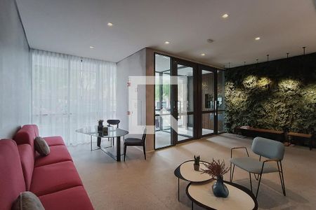 Studio à venda com 25m², 1 quarto e sem vaga Studio à venda com 25m², 1 quarto e sem vagaHall social