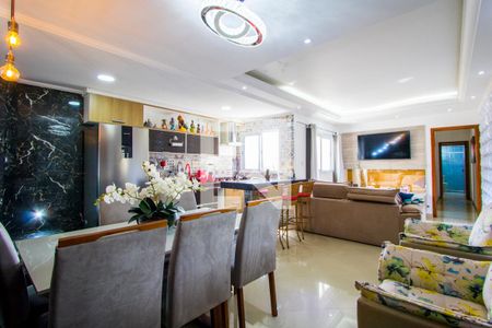 Sala de apartamento à venda com 2 quartos, 150m² em Vila America, Santo André