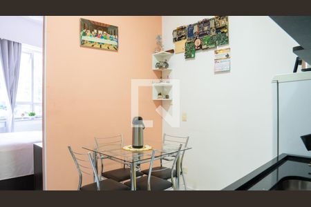 Sala/Cozinha de apartamento à venda com 1 quarto, 35m² em Campos Elíseos, São Paulo