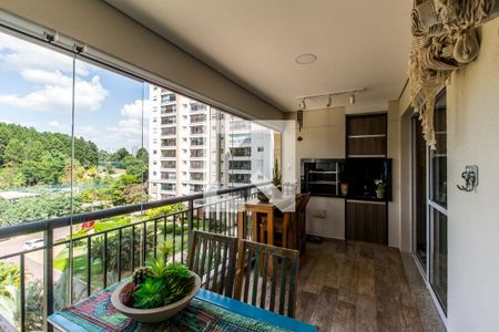 Varanda gourmet de apartamento à venda com 3 quartos, 110m² em Alphaville, Santana de Parnaíba