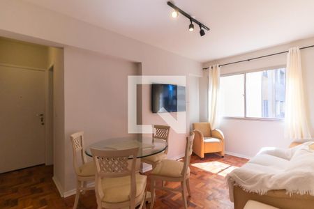 Sala de apartamento para alugar com 1 quarto, 42m² em Cerqueira César, São Paulo