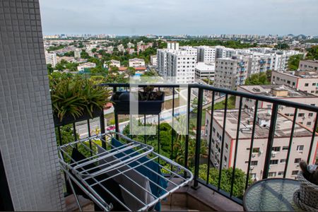 varanda de apartamento à venda com 3 quartos, 84m² em Pechincha, Rio de Janeiro