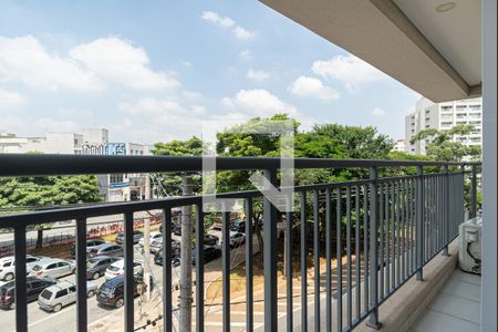 Varanda da Sala de apartamento para alugar com 1 quarto, 32m² em Vila Mariana, São Paulo