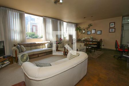 Sala de apartamento à venda com 3 quartos, 198m² em Jardim Paulista, São Paulo