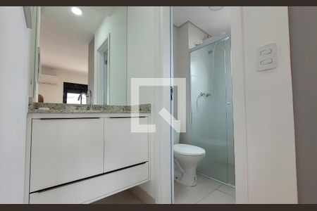 Studio para alugar com 44m², 1 quarto e 1 vaga Studio para alugar com 44m², 1 quarto e 1 vagaBanheiro