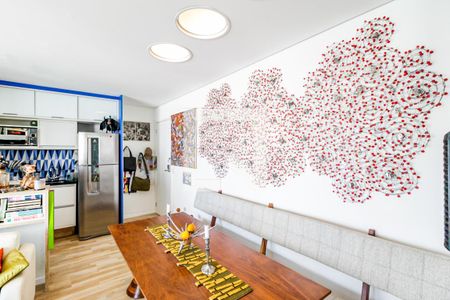 Sala de jantar de apartamento à venda com 1 quarto, 65m² em Chácara Santo Antônio (zona Sul), São Paulo