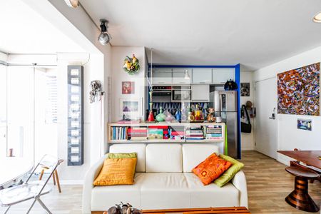 Sala de apartamento à venda com 1 quarto, 65m² em Chácara Santo Antônio (zona Sul), São Paulo