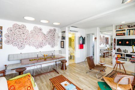 Sala de apartamento à venda com 1 quarto, 65m² em Chácara Santo Antônio (zona Sul), São Paulo