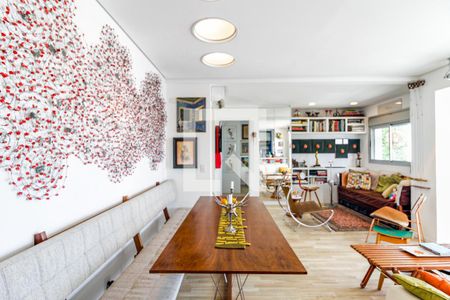 Sala de jantar de apartamento à venda com 1 quarto, 65m² em Chácara Santo Antônio (zona Sul), São Paulo