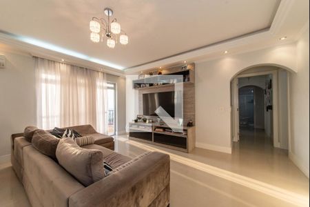 Sala de apartamento à venda com 3 quartos, 118m² em Parque das Nações, Santo André