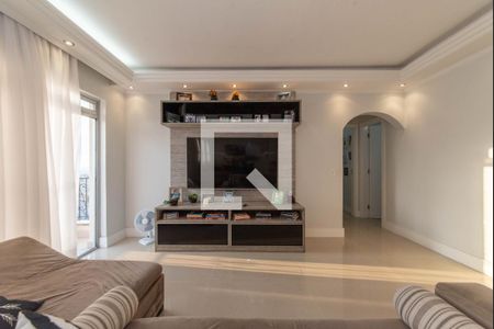 Sala de apartamento à venda com 3 quartos, 118m² em Parque das Nações, Santo André