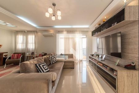 Sala de apartamento à venda com 3 quartos, 118m² em Parque das Nações, Santo André