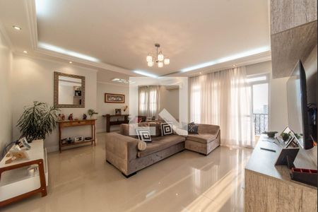 Sala de apartamento à venda com 3 quartos, 118m² em Parque das Nações, Santo André