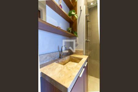 Studio para alugar com 30m², 1 quarto e 1 vaga Studio para alugar com 30m², 1 quarto e 1 vagaBanheiro