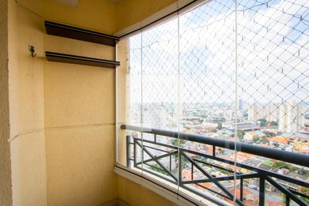 Varanda da sala de apartamento para alugar com 2 quartos, 54m² em Vila Leopoldina, Santo André