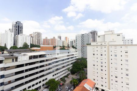 Vista da Varanda de apartamento à venda com 1 quarto, 25m² em Perdizes, São Paulo