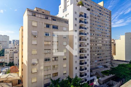 Varanda da Sala de apartamento para alugar com 2 quartos, 99m² em Higienópolis, São Paulo