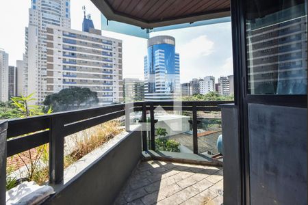 Varanda  de apartamento para alugar com 1 quarto, 48m² em Cidade Monções, São Paulo