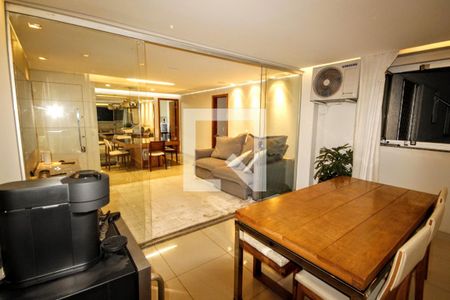 Varanda da Sala de apartamento à venda com 4 quartos, 119m² em Buritis, Belo Horizonte