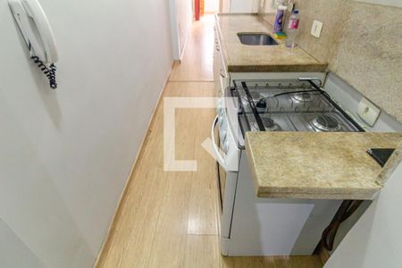 Cozinha de kitnet/studio para alugar com 1 quarto, 37m² em Santa Cecília, São Paulo