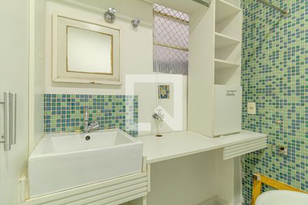 Banheiro de kitnet/studio para alugar com 1 quarto, 37m² em Santa Cecília, São Paulo